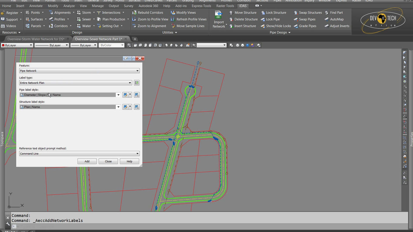 Overview-Sewer Network-Part 1